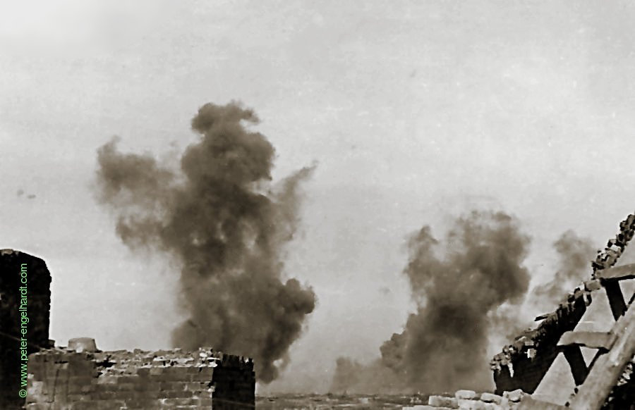 Feuerüberfall auf feindliche Stellung, Sept. 1942