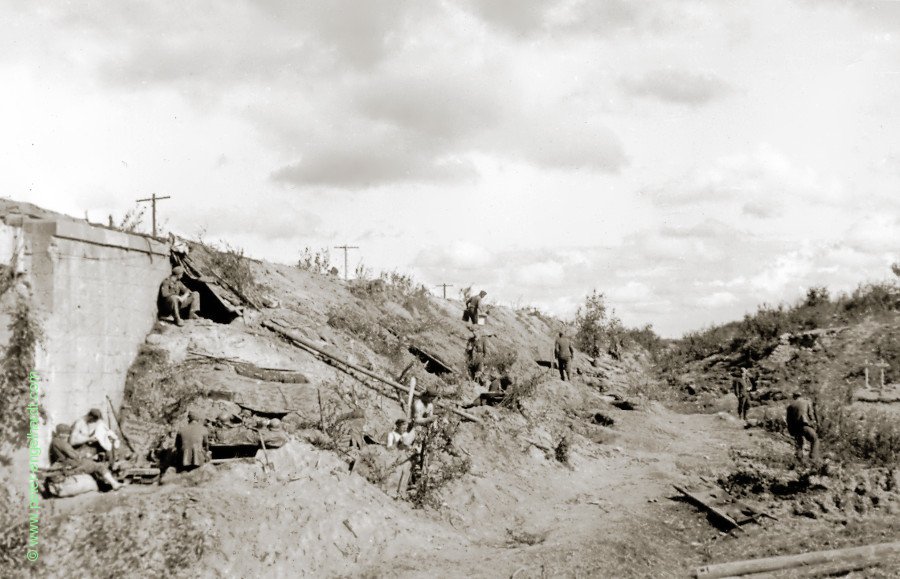 Stellung 5. Kompanie Newa Sept. 1942